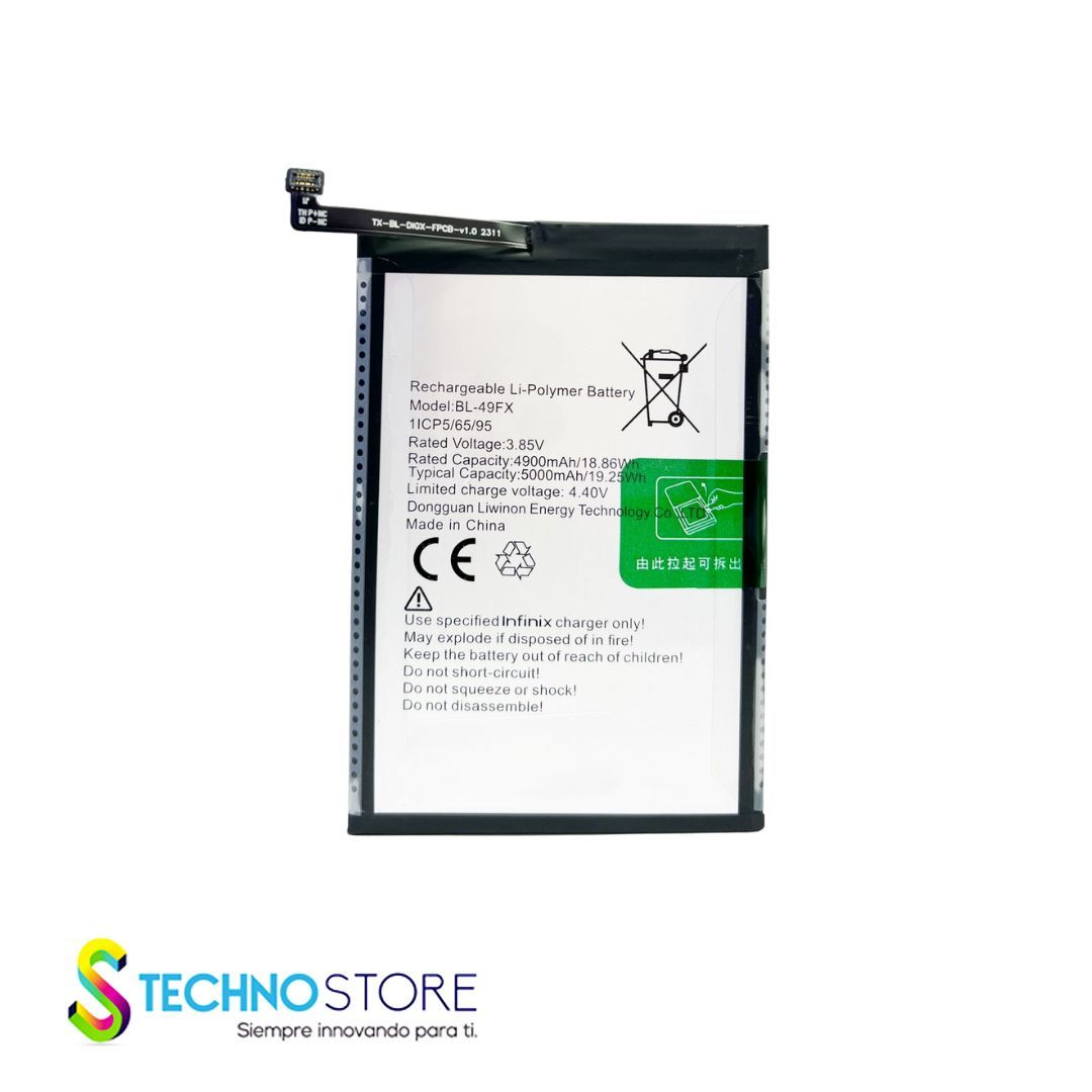 BATERIA INFINIX SMART 6 HD, HOT 10LITE BL49FX