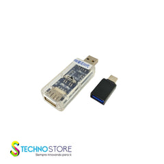 DETECTOR USB ISOFT IS-004 HW CON CONVERTIDOR TIPO C