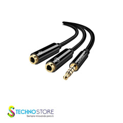 CABLE 3.5 MM MACHO A 2 EMBRAS 30620