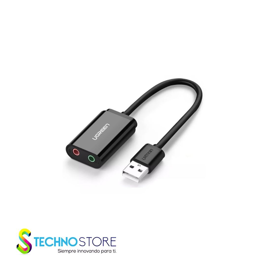 ADAPTADOR USB A 2 HEMBRAS 3.5MM 30724