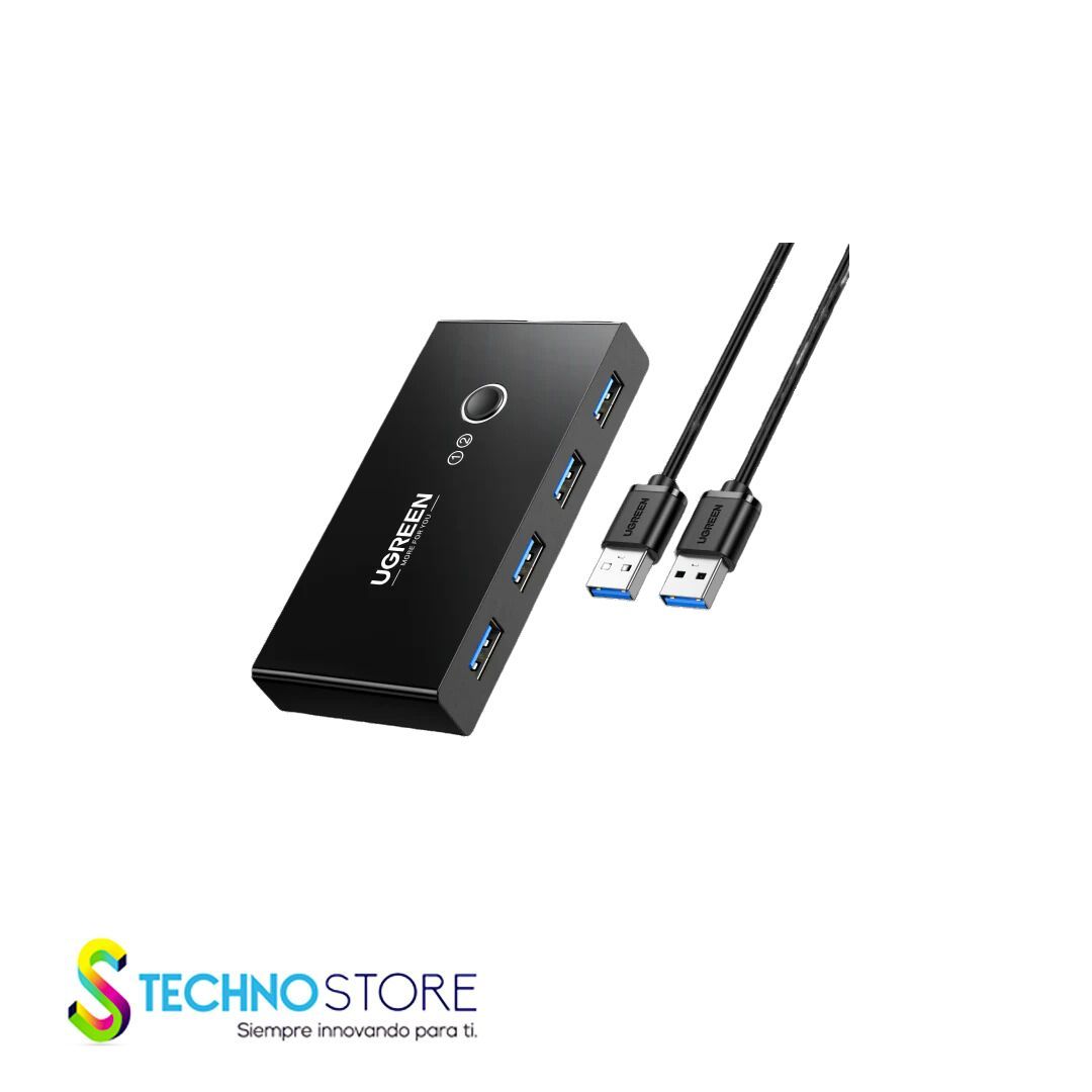 SWITCH BOX 4 PUERTOS USB PARA 2 PC 30768